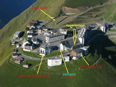 Vue Appartement Pla D'Adet